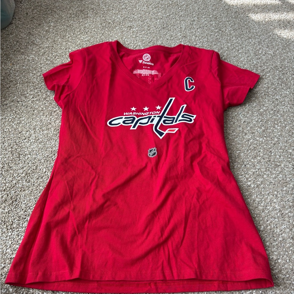 Washington Capitals NHL Red Ovechkin  T-Shirt